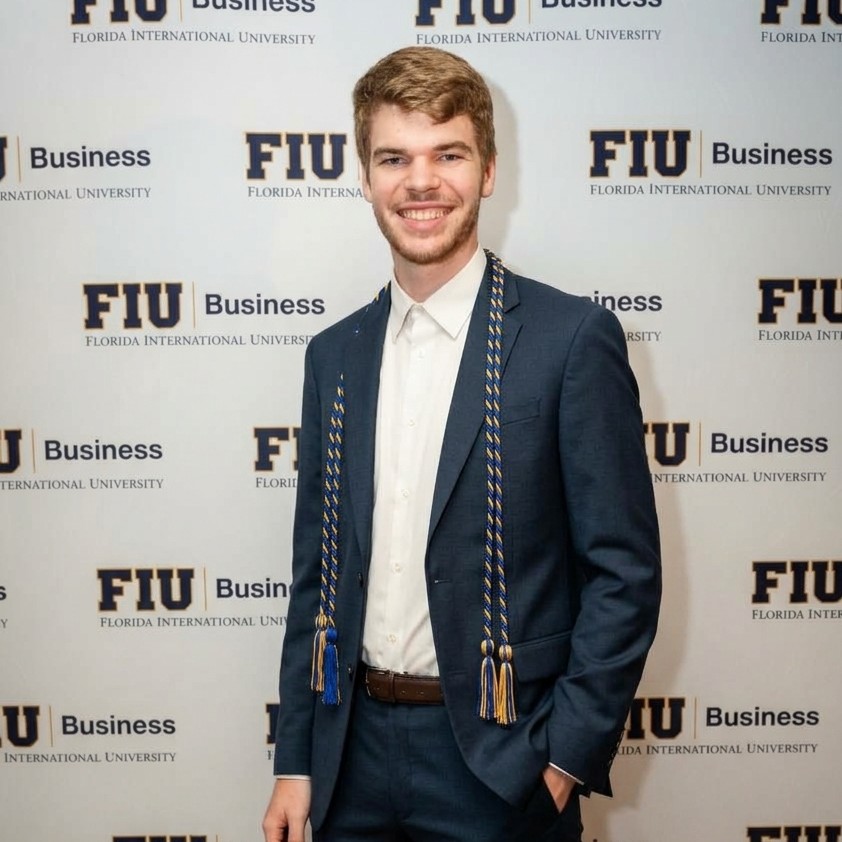 David Jackson at his Florida International University graduation